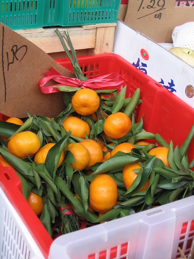 Chinese New Year mandarin oranges