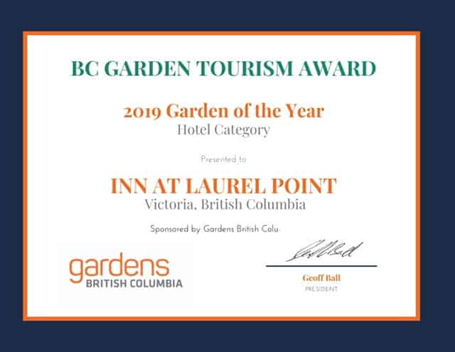 2019 BC Garden of the Year — Hotel Category - 